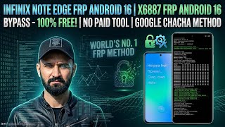 infinix Note Edgh Frp Android 16 | infinix X6887 Frp Android 16 | No Paid Tool | Google Chacha