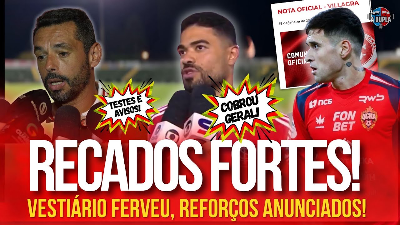 🔴⚪️ Diário do Inter KTO: 🔥⚽️ COBRANÇA FORTE | REFORÇOS ANUNCIADOS | OS TESTES AGRADARAM!