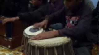 tabla solo at Ustad Hidayat Khan house Tabla player Sadaf Ali