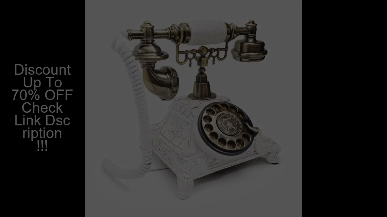 Audio Message Guest Book Phone Retro Rotary Style Antique Voice Guestbook Vintage Phone Voice Messag