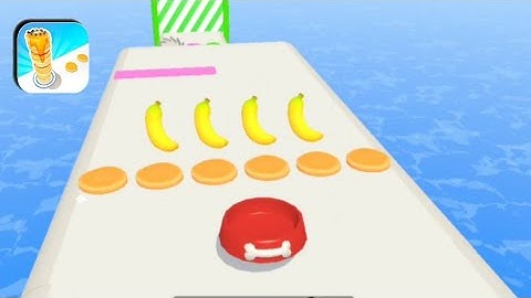 Pancake 🥞 run🏃💨 walkthrough👣 mobile all levels gameplay iOS new update 🤡 Max level 🟡⚫ #5