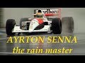 Ayrton Senna the rain master in action 「アイルトン・セナ」