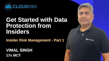 Insider Risk Management| Get Started with Data Protection from Insiders | Part-1