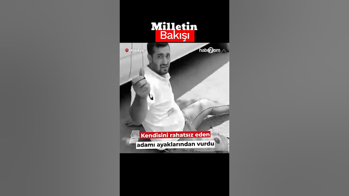 Kendini rahatsız eden adamı ayaklarından vurdu ! #milletinbakışı #sondakika #toplumsalyorum