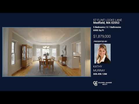 57 Flint Locke Lane, Medfield, MA home video tour