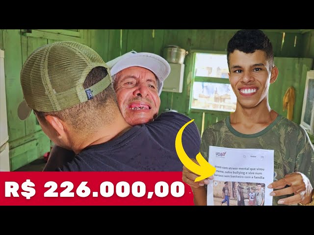 DANIEL POMPEROM ARRECADA MAIS DE R$ 220.000,00! FAMÍLIA VAI GANHAR UMA CASA class=