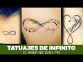 Tatuajes del símbolo infinito que representa el amor sin fin