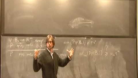 Symplectic Dynamics Seminar: How Large is the Shadow of a Symplectic Ball? - Alberto Abbondandolo