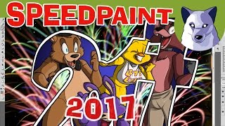 Happy New Year Speedpaint! [Tony Crynight]