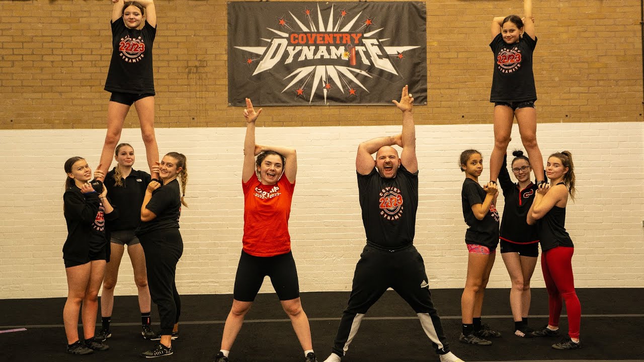 I joined my Girlfriends Cheerleading team for the day!