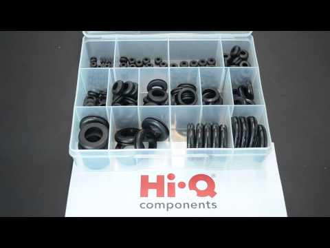Rubber Grommets - 180 piece kit