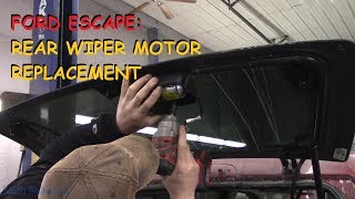 Ford Escape: Rear Wiper Motor Repair
