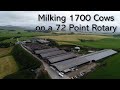 Milking 1700 cows on a 72 point rotary  scotland