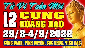 Tử vi 12 cung hoàng đạo tuần mới 29/8 - 4/9/2022 Vận Mệnh, Tài Lộc, Công Việc, Tình Duyên, Sức Khỏe