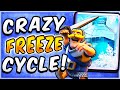 NO ONE EXPECTS THIS! FASTEST FREEZE CYCLE DECK in CLASH ROYALE!