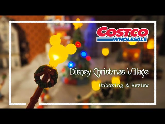 Costco Disney Christmas Village! Unboxing and Setup! - YouTube