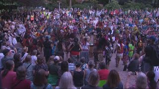 Vigils in Portland protest 'inhumane conditions faced by migrants'
