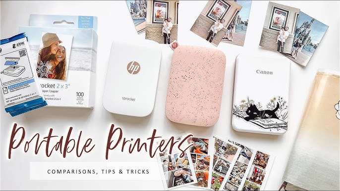 Fuji Instax vs. HP Sprocket vs Polaroid Zip portable printer review