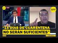 Antonio Quispe: “no serán suficientes los 15 días de cuarentena”