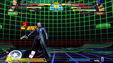 MVC3 RANKED BATTLE MATCH JR RODRIGUEZ ( CAP AKM TRISH ) VS Pr3dator 1a ( HAGGAR WESKER CHRIS )