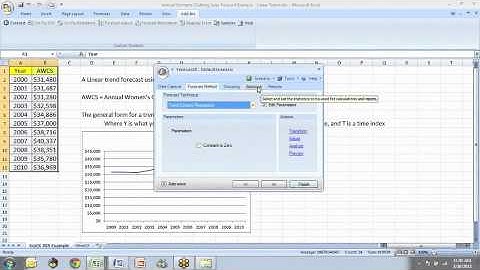 John Galt Solutions: Linear Trend Forecast Method using ForecastX Wizard