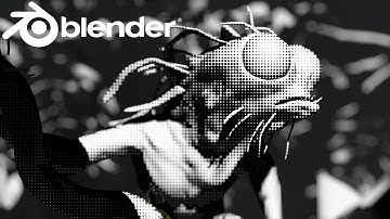 HALFTONE SHADER in Blender 4.1