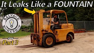 It'd be NICE if It Would STOP... Fixing Fork Truck Brakes! ~ RESCUING a 1960's Fork Truck ~ Part 3