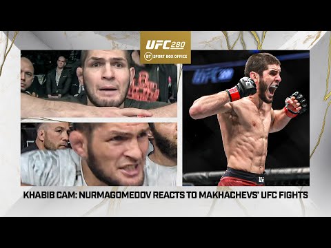 Coach Khabib Cam: Nurmagomedov reacts to Islam Makhachev's UFC fights | UFC 280 | BT Sport