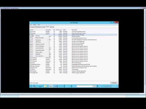 How to end processes and executables using Task Manager in Microsoft Windows Server 2012