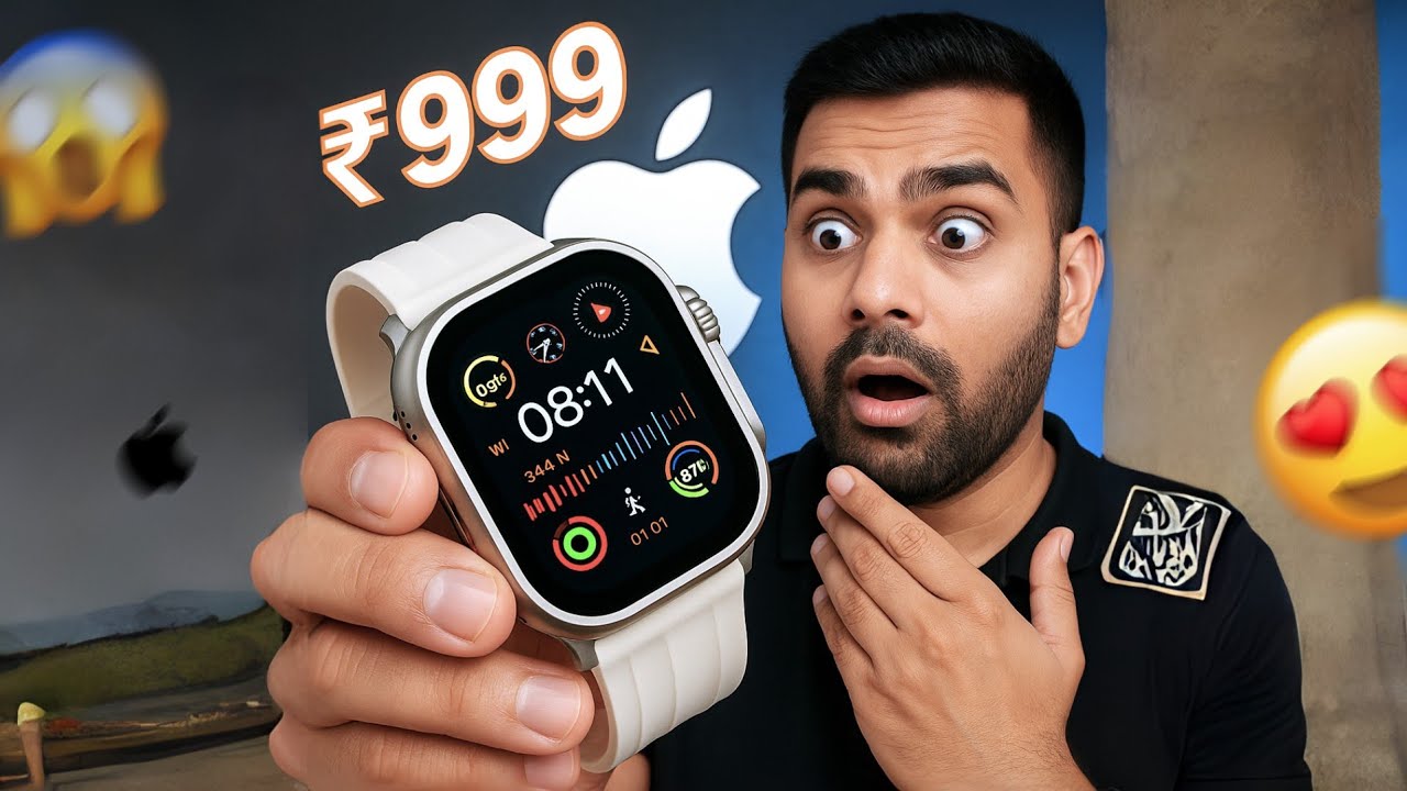 This Apple Watch Ultra Clone SHOCKED Me – Only ₹2000??!