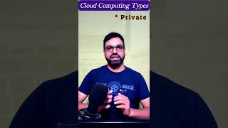 Cloud Computing Types in Hindi | Cloud Computing Types Definition | #shorts | Hindi | #short screenshot 5