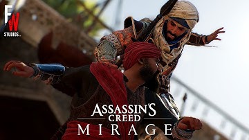 Assassins Creed Mirage Stealth Kills - Kill Al Ghul (4K Cinematic Style)