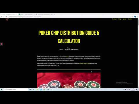 How To Use The Lemons & Sevens Chip Calculator