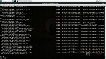 PTP v5 course Network Security  Module 5  VA & Exploitation Metasploit basic usage