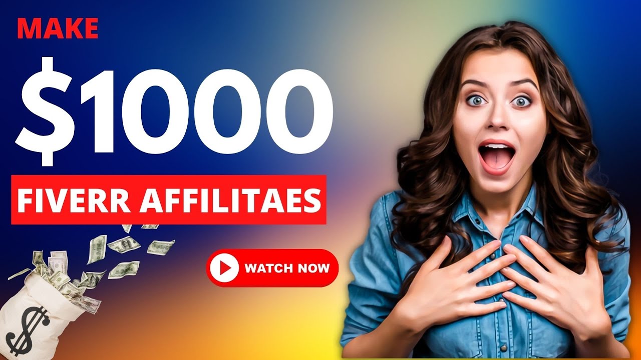 Make $1000 from Fiverr Affiliate Marketing in 2022  (Fiverr Affiliate Program)