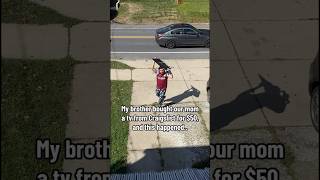 My 18 Year Old Brother Bought Our Mom A TV From Craigslist For $50.. #shorts #funnyvideo #viralvideo
