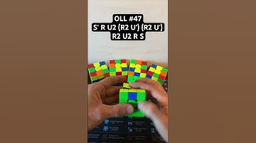 OLL #47 L shape is one of 57 oll algorithms in the CFOP speedcubing method. #cfop #speedcubing #oll