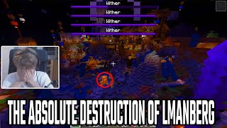 THE ABSOLUTE EPIC DESTRUCTION OF L'MANBERG - Technoblade & Dream EXPLODE L'manberg - Dream SMP