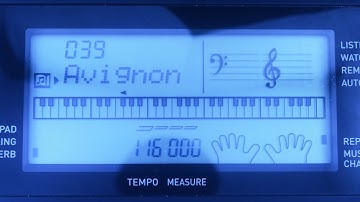On The Bridge Of Avignon | Casio Demo Songs 39