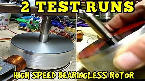 Experimental Electric High Speed Pulse Motor | Magnetic Floating Bearing-less Rotor!