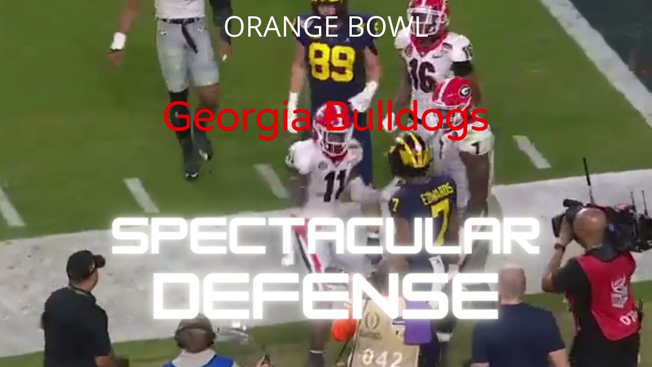 Georgia Bulldog's Spectacular Defense!