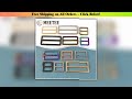1020Pcs 1350mm Bag Strap Metal Buckles Slider TriGlide Ring Buckle Adjuster Webbing Belt Hooks Clas