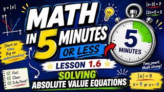 Solving Absolute Value Inequalities
