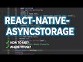 How to use Asyncstorage in React Native !! React Native Asyncstorage !!