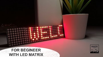 Getting started with LED Matrix Arduino - Example codes - Problems - MakerCity