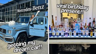 GETTING MY DREAM CAR!!! + viral birthday present!!