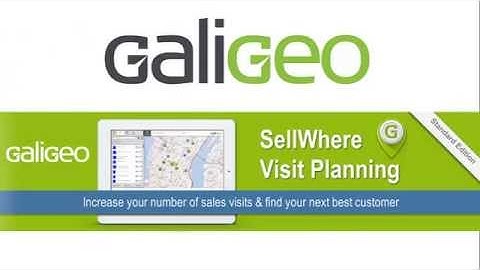 Galigeo SellWhere Cloud: Mapping Solutions