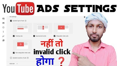 YouTube ADS setting after recently monetization YouTube channel complete Ads settings