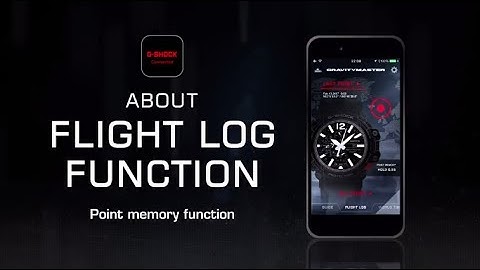 CASIO GPW 2000 Flight Log App