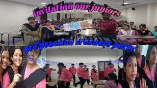 Freshers Invitation our juniors 🥳🥳 #hi tech college of nursing #bhubaneswar